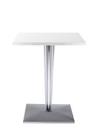 TopTop Dining Table Small, Rectangular H 72 x W 60 x L 60 cm, Scratch-resistant Werzalit, White