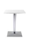 TopTop Dining Table Small, Rectangular H 72 x W 60 x L 60 cm, Scratch-resistant Werzalit, White