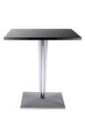 TopTop Dining Table Small, Rectangular H 72 x W 70 x L 70 cm, Scratch-resistant Werzalit, Black
