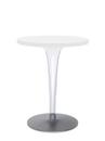 TopTop Dining Table Small, Round Ø 60 x H 72 cm, laminate, White