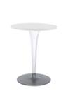 TopTop Dining Table Small, Round Ø 60 x H 72 cm, Scratch-resistant Werzalit, White