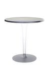 TopTop Dining Table Small, Round Ø 70 x H 72 cm, Scratch-resistant Werzalit, Aluminium