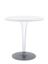TopTop Dining Table Small, Round Ø 70 x H 72 cm, Scratch-resistant Werzalit, White