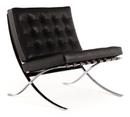 Barcelona Chair Relax, Leather Venezia - black