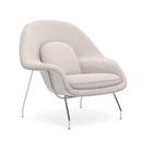 Womb chair, Large (H 92cm / W 106cm / D 94cm), Fabric Curly - White