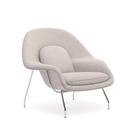 Womb chair, Middle (H 79cm / W 89cm / D 79cm), Fabric Curly - Ivory