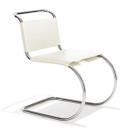 MR Chair, Cattle hide white beige