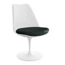 Saarinen Tulip Chair, Swivel, Seat cushion, White, Cactus (Eva 169)