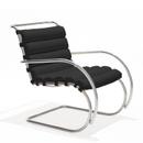 MR Lounge Chair Bauhaus Edition, Bellagio, Black