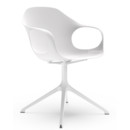 Elephant Swivel Chair, White, Laquered aluminium (in the same colours as the shell)