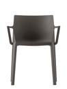LP Chair, basalt grey, With armrests