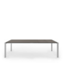 Sushi Dining Table, Fenix London grey with black edge, L 177-271 x W 100 cm, Anodised Aluminium