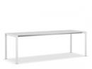 Thin-K Dining Table, White, Aluminium grey