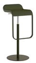 LEM Bar Stool, 66-79 cm, Olive lacquered