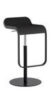 LEM Bar Stool, 55-67 cm, Black lacquered