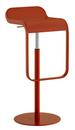 LEM Bar Stool, 66-79 cm, Brick lacquered