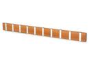 Details LoCa Knax Knax, 10 hooks, Aluminium, Teak natural