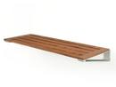 Knax Shoe Rack, Shoe Rack 8 (80 cm), Walnut oiled, Grey