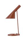 AJ Table Lamp, Rusty Red