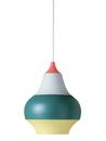 Cirque Pendant Lamp, Medium: Ø 22 x H 29,5 cm, Red