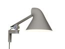 NJP Short Wall Light, Light grey