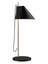 Yuh Table Lamp, Black/brass