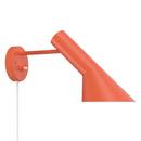 AJ Wall Lamp, Electric orange