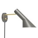 AJ Wall Lamp, Grey/Brass