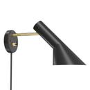 AJ Wall Lamp, Black/Brass