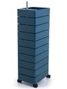 360° Container, 1270 mm (10 shelves), Blue