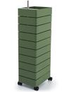 360° Container, 1270 mm (10 shelves), Green