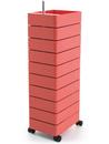 360° Container, 1270 mm (10 shelves), Pink