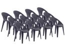 Bell Chair Set, Set of 12, Midnight