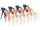 Bell Chair Set, Set of 12, Mix (4x sunrise / 4x high noon / 4x midnight)