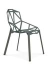 Chair_One, Lacquered grey-green shiny, Grey-green shiny (5256)