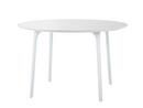 First Table, Ø 120 cm, White