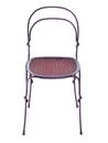 Vigna Chair, Frame purple - Seat purple / red