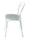 Vigna Chair, Frame white - Seat white / grey