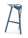 Stool_One, 770 mm bar height, Blue shiny (5255)