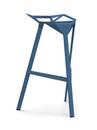 Stool_One, 770 mm bar height, Blue shiny (5255)