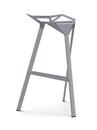 Stool_One, 770 mm bar height, Grey shiny (5254)