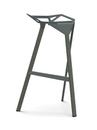 Stool_One, 770 mm bar height, Grey-green shiny (5256)