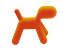 Puppy, Extra large (H 81 x W 61,5 x D 102 cm), Polyethylene (intended for use outdoors), Matt orange (1001 C)