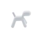 Puppy, Large (H 55,5 x W 42 x D 69,5 cm), Polyethylene (intended for use outdoors), Matt white (1700 C)