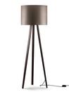 Luca Stand, High (H 165 cm), Oak smoked, Grey
