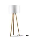 Luca Stand, Medium (H 140 cm), Oak natural, White