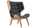 Mammoth Wing Chair, Dunes leather anthracite