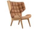 Mammoth Wing Chair, Dunes leather camel