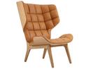 Mammoth Wing Chair, Dunes leather cognac