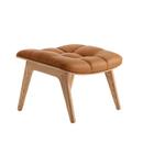 Mammoth Ottoman, Dunes leather cognac